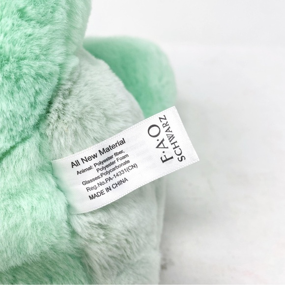 FAO Schwarz Sparkler T Rex W/ Removable Bunny Glasses 12” - Picture 10 of 11